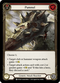 Pummel (Red) [U-WTR206] (Welcome to Rathe Unlimited) Unlimited Rainbow Foil - POKÉ JEUX