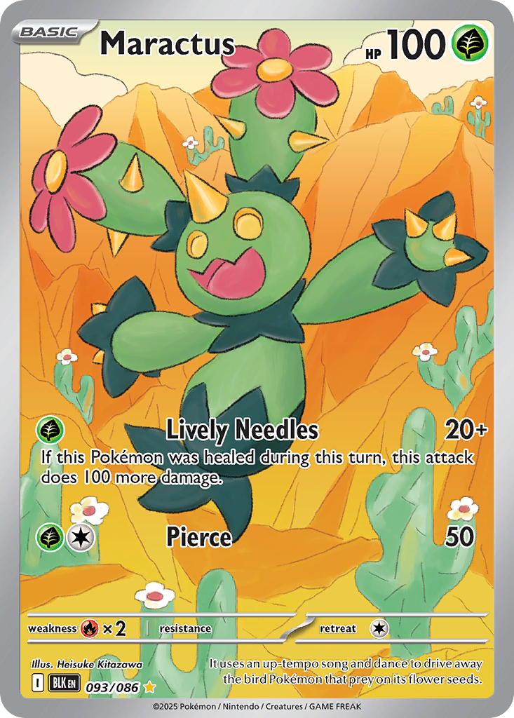 Maractus (93/086) - SV Black Bolt Holofoil