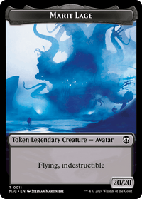 Marit Lage // Sand Warrior Double-Sided Token [Modern Horizons 3 Commander Tokens] - POKÉ JEUX