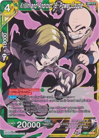 Krillin and Android 18, Power Couple (Alternate Art) (DB1-093) [Special Anniversary Set 2020] - POKÉ JEUX