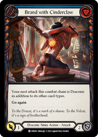 Brand with Cinderclaw (Blue) [UPR062] (Uprising) Rainbow Foil - POKÉ JEUX