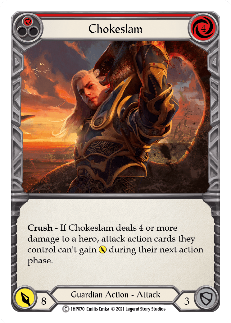 Chokeslam (Red) [1HP070] (History Pack 1) - POKÉ JEUX