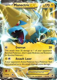 Manectric EX (23/119) - XY  Phantom Forces Holofoil