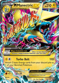 M Manectric EX (24/119)  - XY  Phantom Forces Holofoil