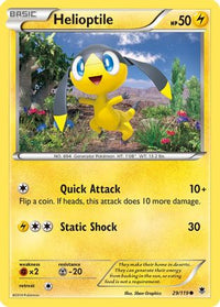 Helioptile (29/119)  - XY  Phantom Forces
