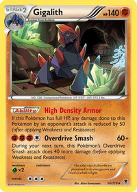 Gigalith (50/119) - XY  Phantom Forces Holofoil