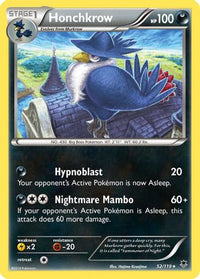 Honchkrow (52/119)  - XY  Phantom Forces
