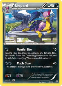 Liepard (57/119)  - XY  Phantom Forces