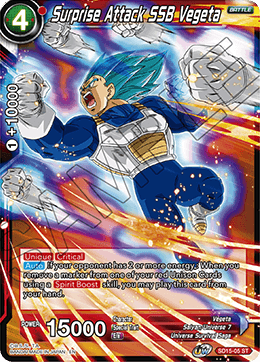 Surprise Attack SSB Vegeta (Starter Deck - Pride of the Saiyans) (SD15-05) [Cross Spirits] - POKÉ JEUX