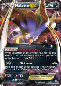 Malamar EX (58/119)  - XY  Phantom Forces Holofoil