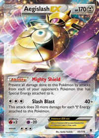 Aegislash EX (65/119) - XY  Phantom Forces Holofoil