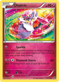Diancie (71/119) - XY  Phantom Forces Holofoil
