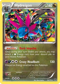 Hydreigon (74/119) - XY  Phantom Forces Holofoil
