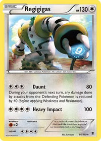 Regigigas (86/119)  - XY  Phantom Forces Holofoil