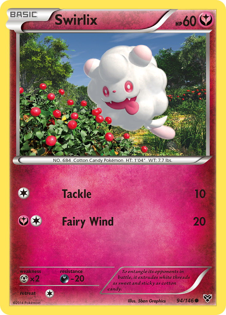 Swirlix (#) (18) - XY Trainer Kit Bisharp & Wigglytuff