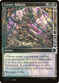 Renaissance cosmique (Showcase Halo Foil) [Marche de la machine : les conséquences] 