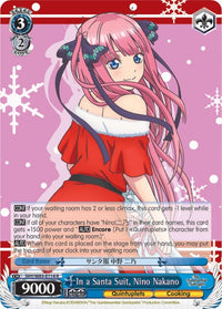 Dans un costume de Père Noël, Nino Nakano (5HY/W83-E114 R) [Les quintuplés quintessentiels] 