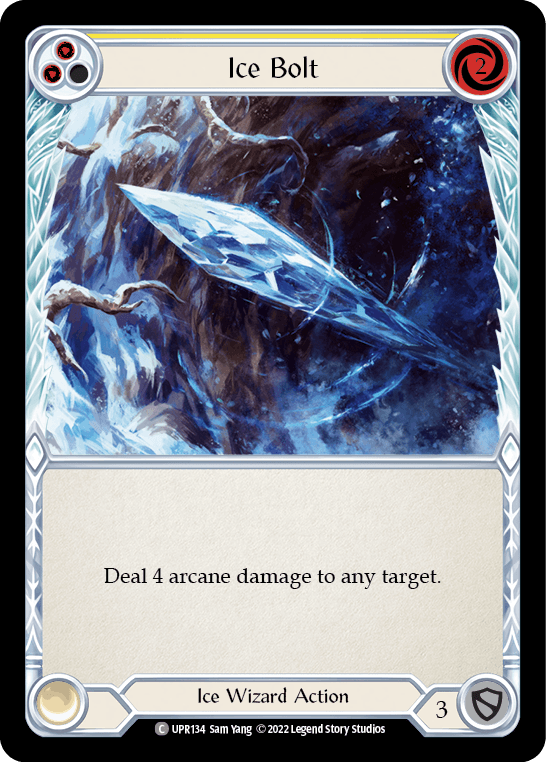 Ice Bolt (Yellow) [UPR134] (Uprising) Rainbow Foil - POKÉ JEUX