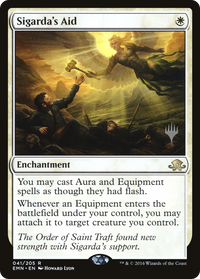 Sigarda's Aid (Promo Pack) [Eldritch Moon Promos]