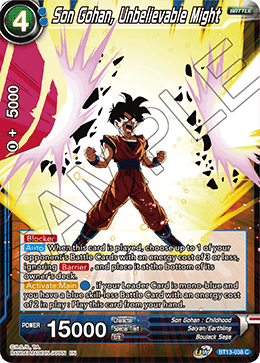 Son Gohan, Unbelievable Might (Common) (BT13-038) [Supreme Rivalry] - POKÉ JEUX