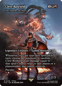 Vial Smasher the Fierce (FCA-059) - FINAL FANTASY: Through the Ages / Clive Rosfield (Borderless) Foil