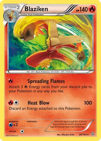 Blaziken (28/160)  - XY  Primal Clash Holofoil