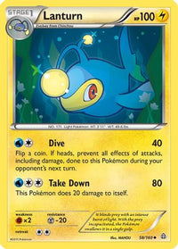 Lanturn (58/160)  - XY  Primal Clash