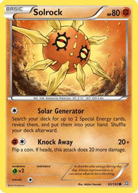 Solrock (83/160)  - XY  Primal Clash