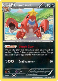 Crawdaunt (92/160)  - XY  Primal Clash Holofoil