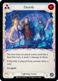 Electrify (Blue) [ELE200] (Tales of Aria) 1st Edition Rainbow Foil - POKÉ JEUX