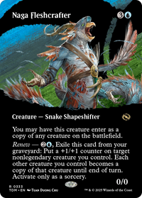 Naga Fleshcrafter (Borderless) (TDM-333) - Tarkir: Dragonstorm