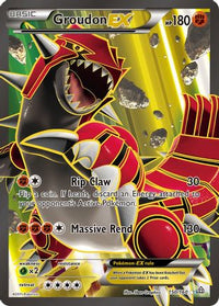 Groudon EX ( Full Art) (150/160)  - XY  Primal Clash Holofoil