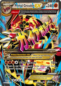 Primal Groudon EX (Omega  Full Art) (151/160)  - XY  Primal Clash Holofoil