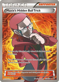Maxie's Hidden Ball Trick ( Full Art) (158/160)  - XY  Primal Clash Holofoil