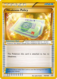 Weakness Policy ( Secret Rare) (164/160)  - XY  Primal Clash Holofoil