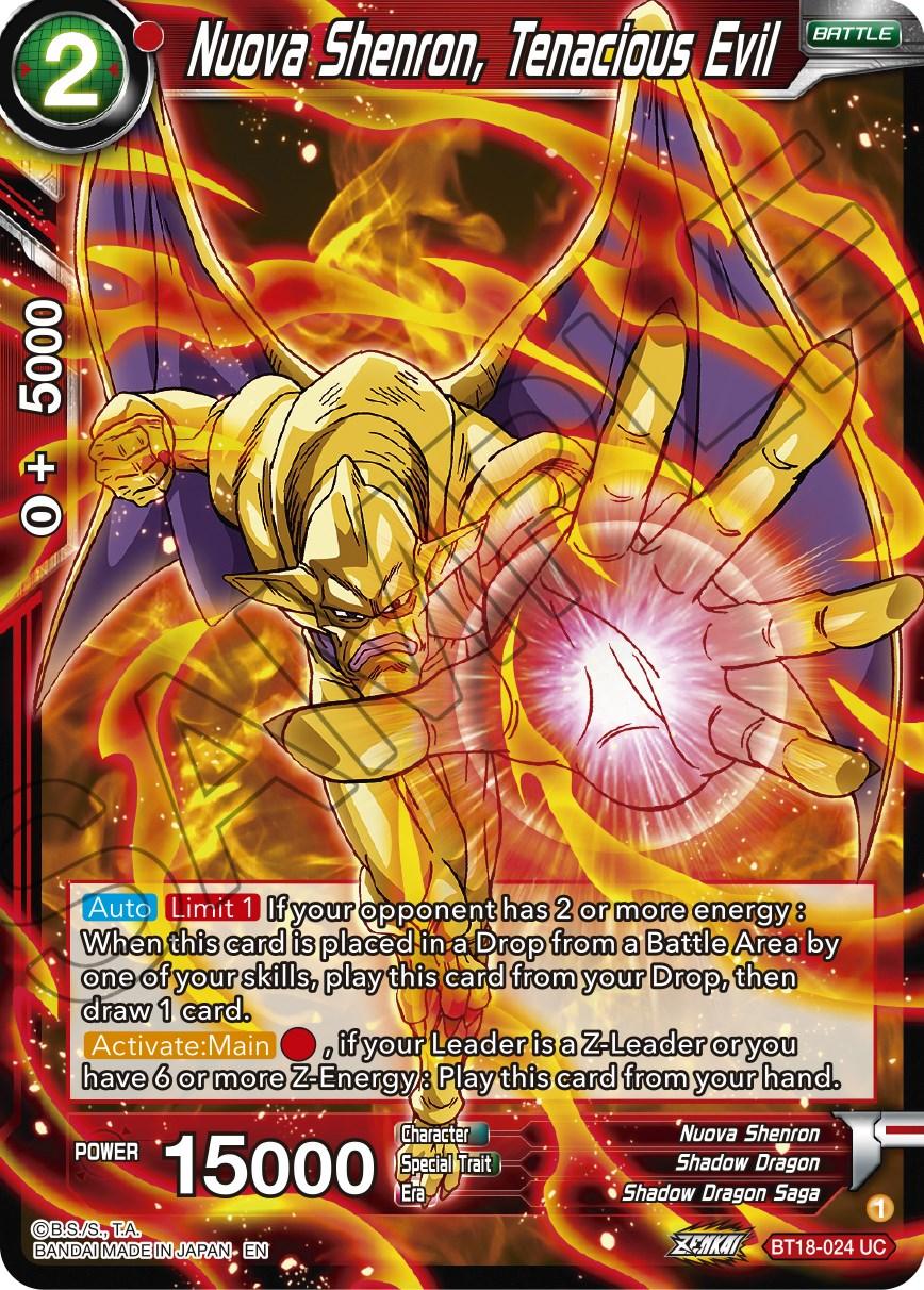 Nuova Shenron, Tenacious Evil (BT18-024) [Dawn of the Z-Legends] - POKÉ JEUX