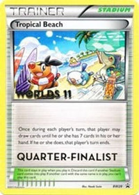 Tropical Beach BW28 (Worlds ) [Quarter-Finalist] (BW28) - Black and White Promos