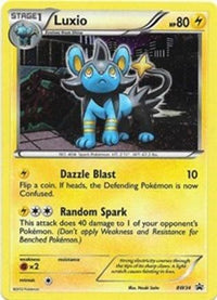 Luxio BW34 (Cracked Ice Holo) (BW34) - Black and White Promos Holofoil