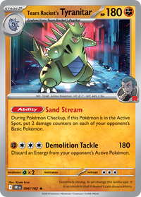 Team Rocket's Tyranitar (96) - Deck Exclusives