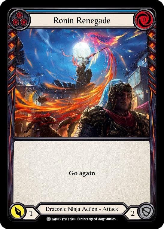 Ronin Renegade (Blue) [FAI023] (Uprising Fai Blitz Deck) - POKÉ JEUX
