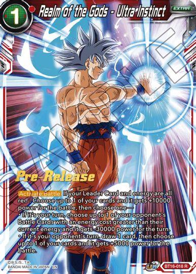 Realm of the Gods - Ultra Instinct (BT16-018) [Realm of the Gods Prerelease Promos] - POKÉ JEUX