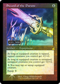 Sword of the Paruns (Retro) (Serialized) [Ravnica Remastered]