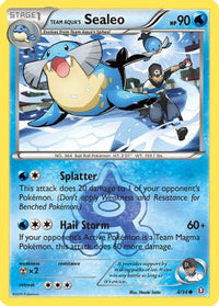Team Aqua's Sealeo (4/34)  - Double Crisis