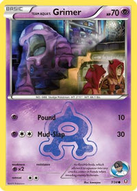 Team Aqua's Grimer (7/34) - Double Crisis