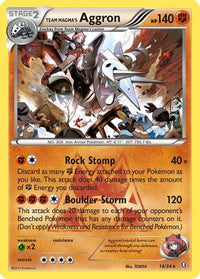 Team Magma's Aggron (14/34) - Double Crisis Holofoil