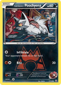 Team Magma's Poochyena (17/34) - Double Crisis