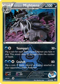 Team Aqua's Mightyena (18/34)  - Double Crisis