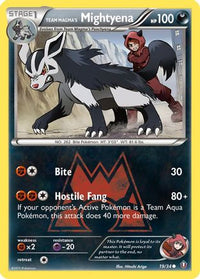 Team Magma's Mightyena (19/34)  - Double Crisis