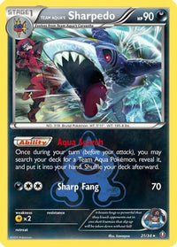 Team Aqua's Sharpedo (21/34) - Double Crisis Holofoil