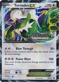 Tornadus EX BW96 (Prerelease) [Staff] (BW96) - Black and White Promos Holofoil